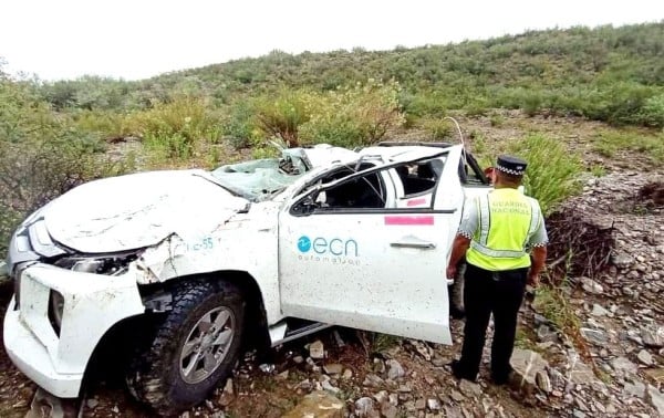 Accidente en la vía corta a Chihuahua deja un herido